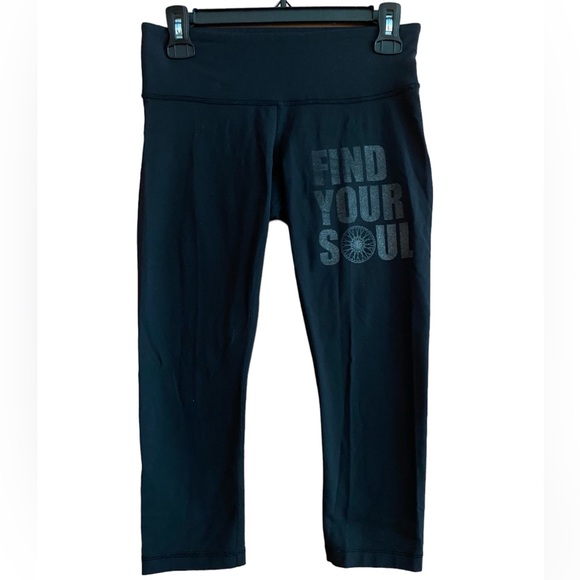 Lululemon Black Active Leggings Size 4 - Picture 2 of 4